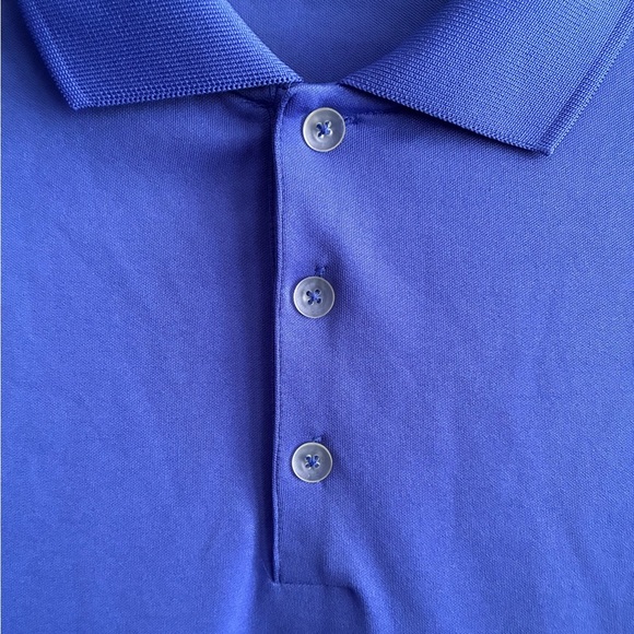 Nike Men Dri-FIT Micro Golf Polo Tee Blue L - Picture 5 of 13